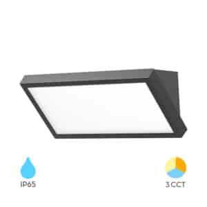 APLICA PERETE EXTERIOR IP65 NAPOLI-M 20W CCT GRI  BRAYTRON